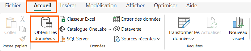 Étapes appliquées Power Query