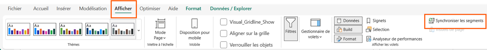 Synchronisation de segments